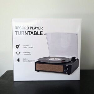 NIB Record Player